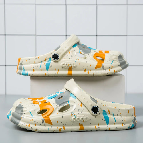 Croc Shoes, Summer Trendy Outdoor Sports Beach Slippers, Non-Slip,
