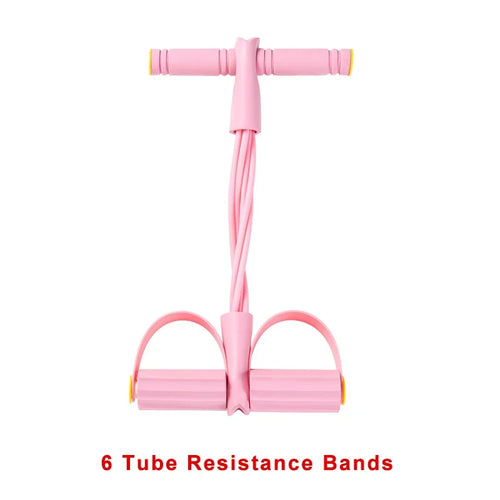 4-Level Resistance Band Tensioner with Non-Slip Handles - Home Fitness