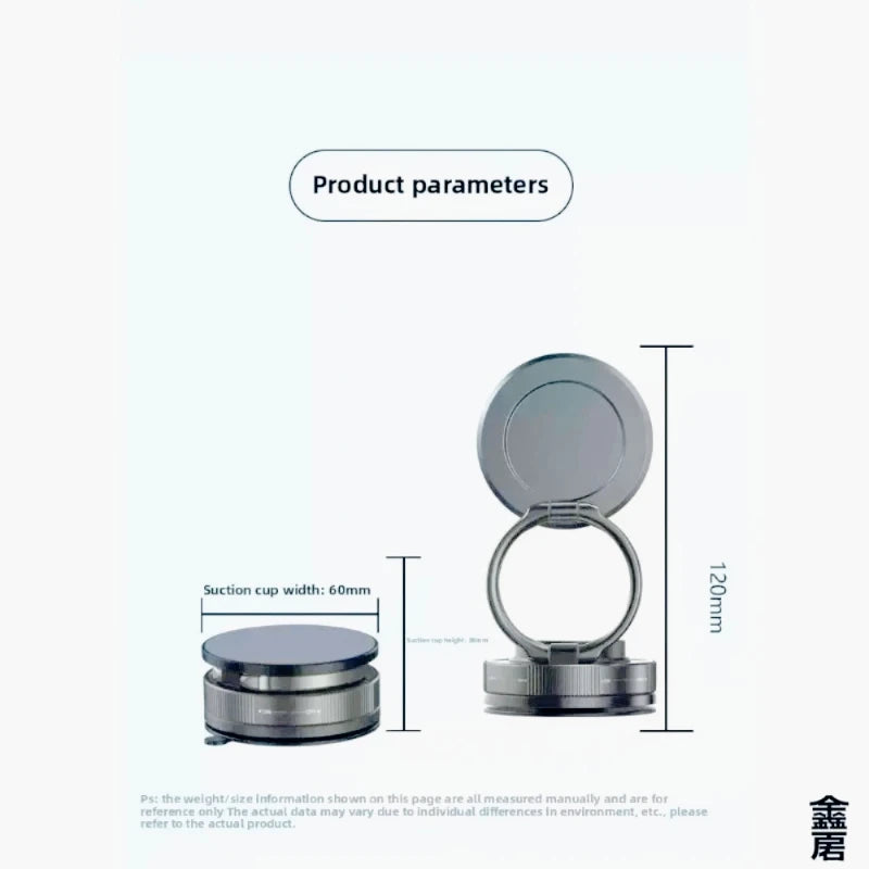 T30 Vacuum Magnetic Phone Holder Stand, for Magsafe Suction Cup Phone