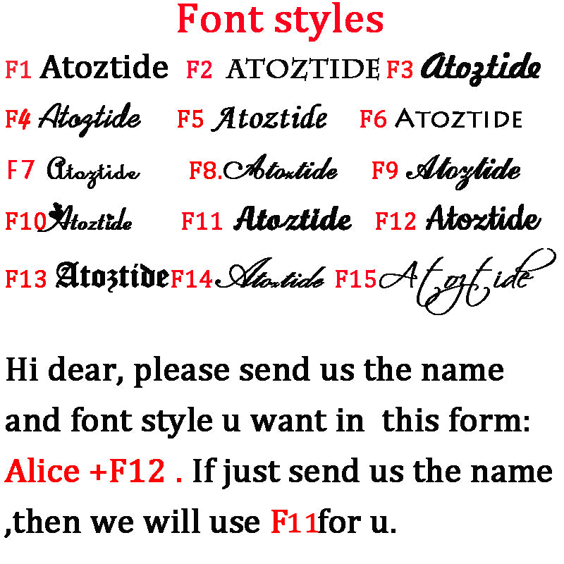 Atoztide Customized Letter Name Bracelet Personalized Custom Bangles