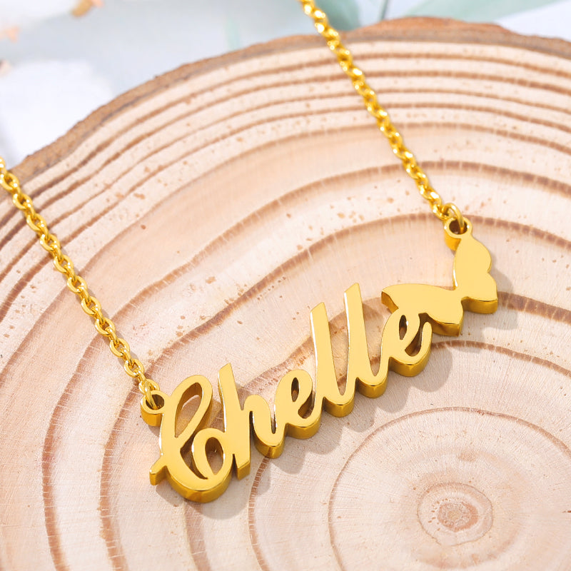 Custom Name Necklaces For Women Personalized Name Necklace With Heart