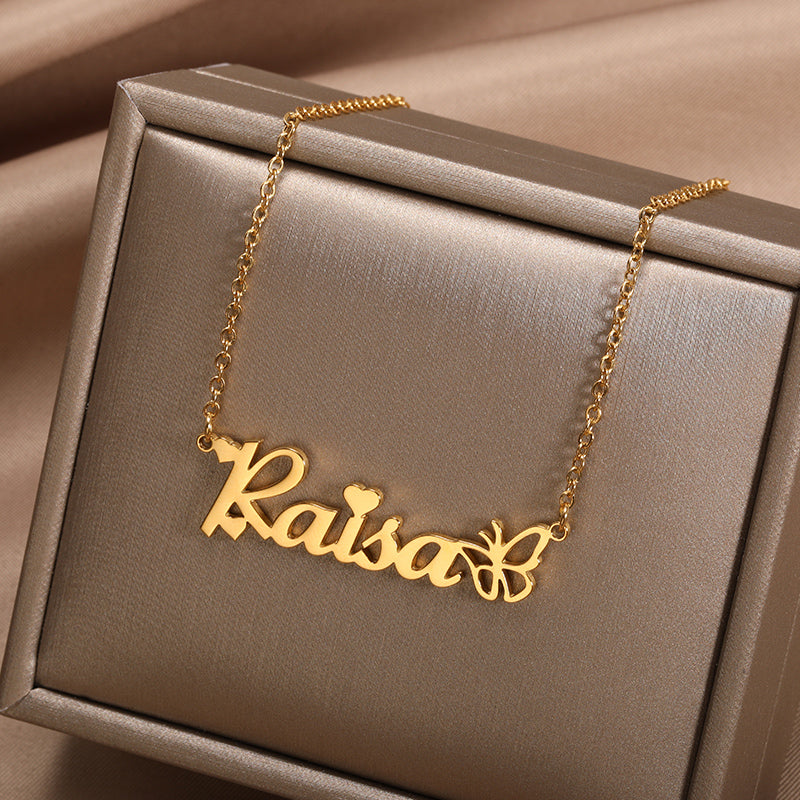 Custom Name Necklaces For Women Personalized Name Necklace With Heart