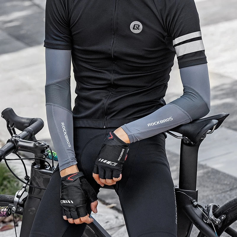 Rockbros Arm Sleeve Breathable Quick Dry Uv Protection Cycling Sport