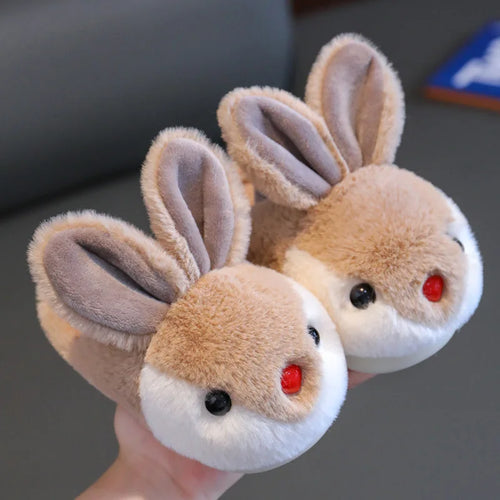 Children Winter Thick Slippers Kids Cotton-padded Shoes Baby Indoor
