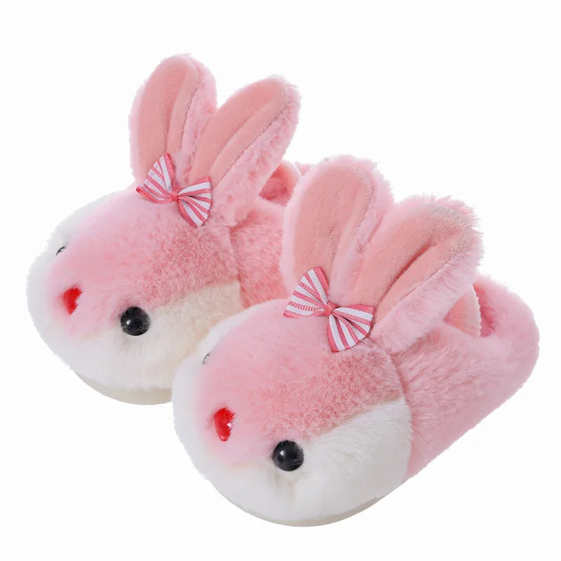 Children Winter Thick Slippers Kids Cotton-padded Shoes Baby Indoor