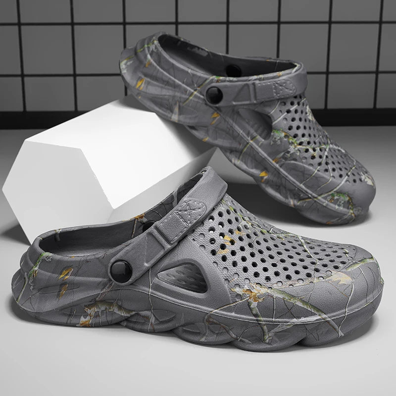Plus Size 47 Classic Clogs Summer Men's Sandals Outdoor Garden