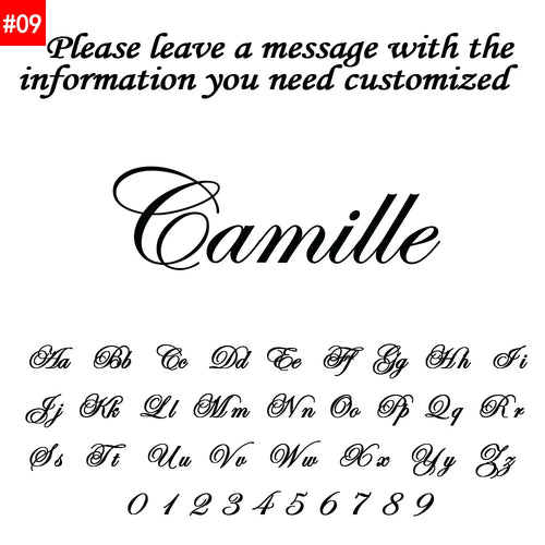 Customized Name Letter Necklace Personalized Stainless Steel Simple
