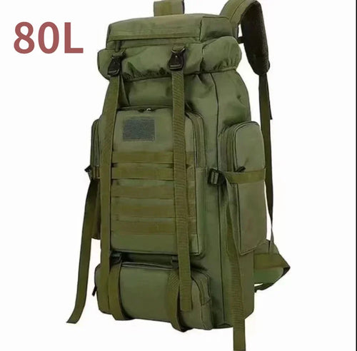 80L/100L  Mountaineering Bag Climb Bag Tactical Backpacks Large