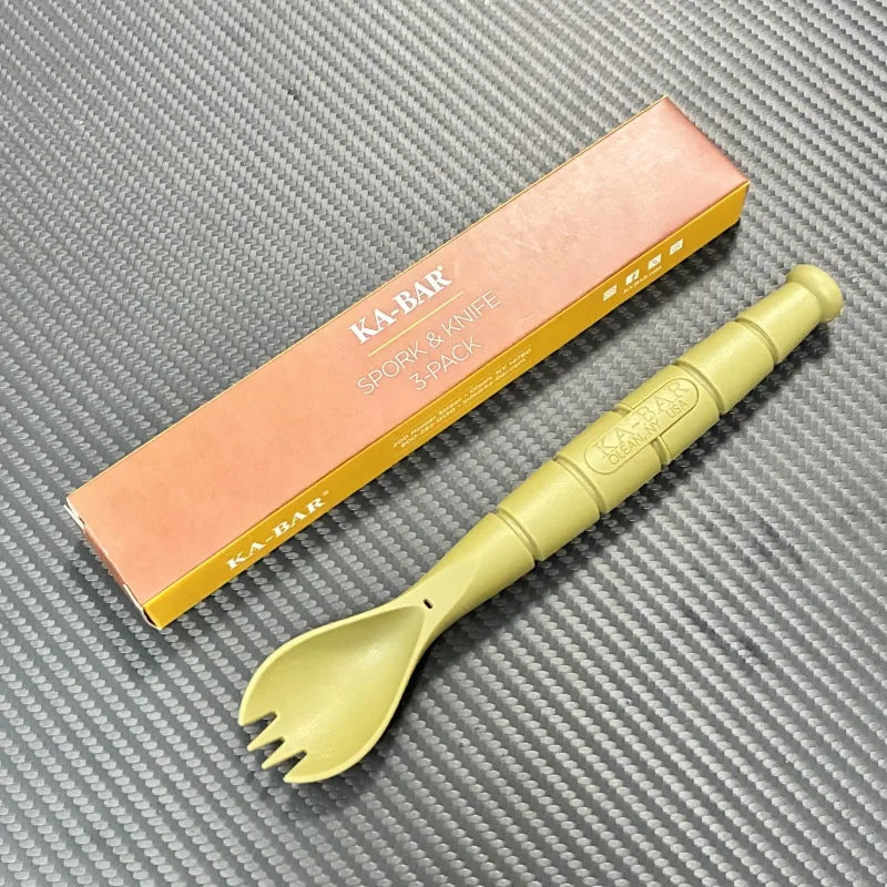 Tactical Mini Cutlery Set EDC Outdoor Multi-Function Tool Fork Spoon