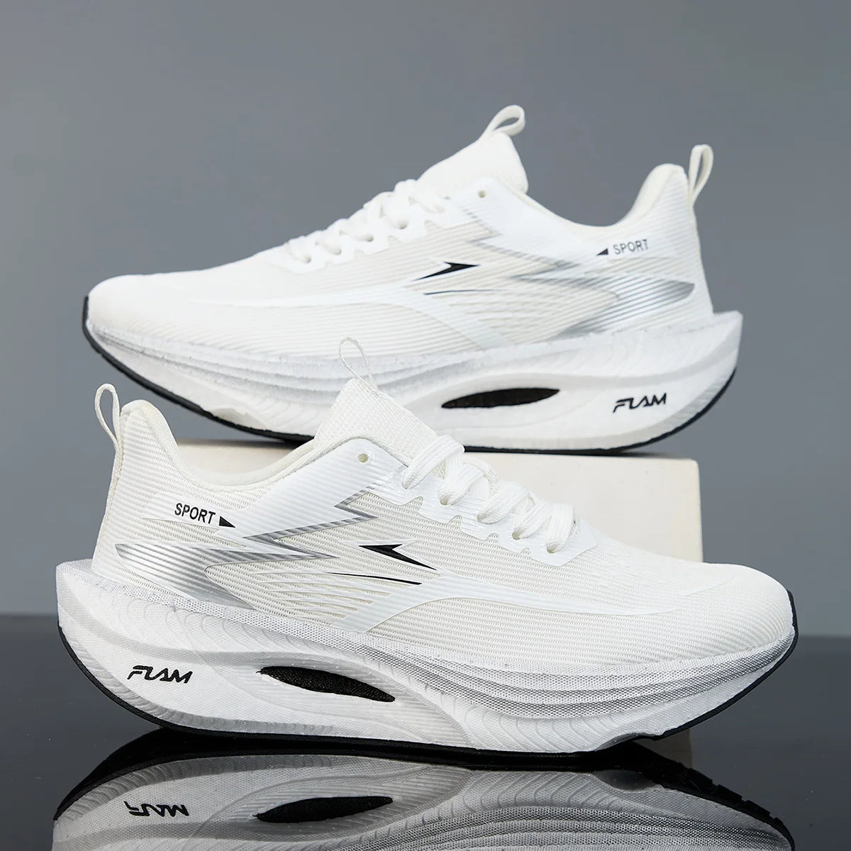 Men Sports Running Shoes Casual Marathon Breathable Lightweight