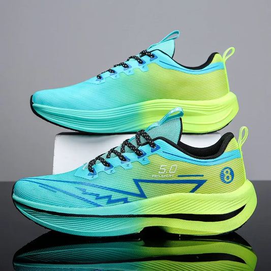 Brand Men's Carbon Plate Running Shoes Soft Cushion Shock Absorbing