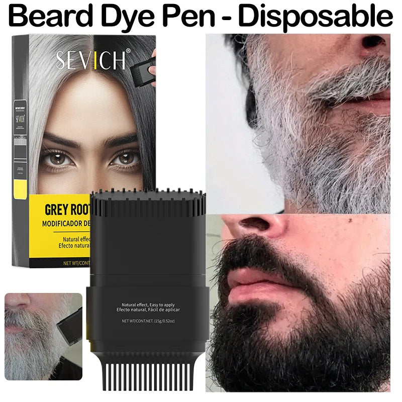 Hair Color Stick For Men & Women Quickly Covers Gray White Hair