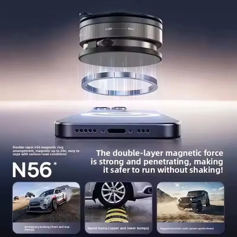 T30 Vacuum Magnetic Phone Holder Stand, for  Suction Cup Phone