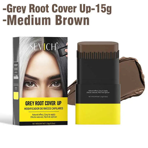 Hair Color Stick For Men & Women Quickly Covers Gray White Hair