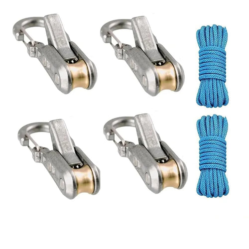 Rope Tightening Tool & Tensioner，Heavy-Duty Retractable Tie Down Rope