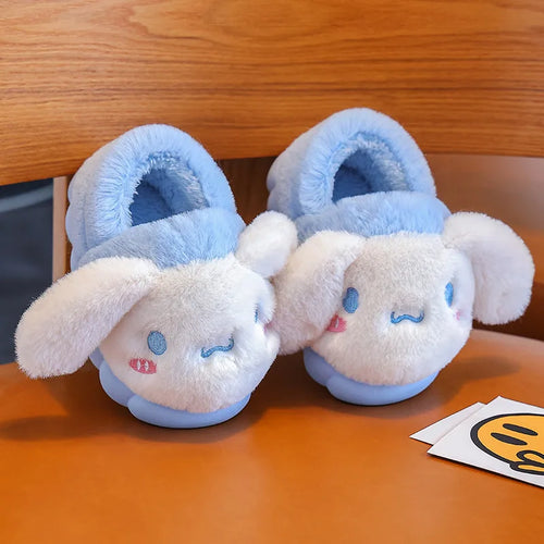Cute Pikachu Autumn/Winter Cotton Slippers Cover Heel Cute Cartoon