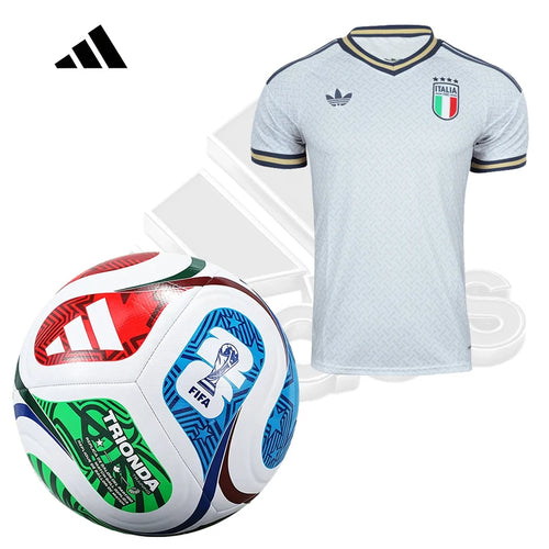 Adidas Italy 2026 World Cup Away Fan Jersey + Trionda 2026 FIFA World