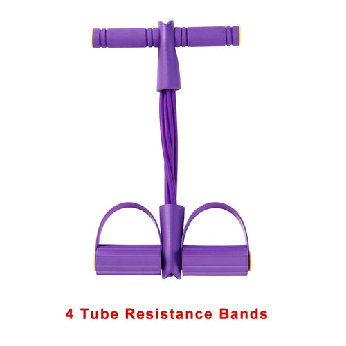 4-Level Resistance Band Tensioner with Non-Slip Handles - Home Fitness