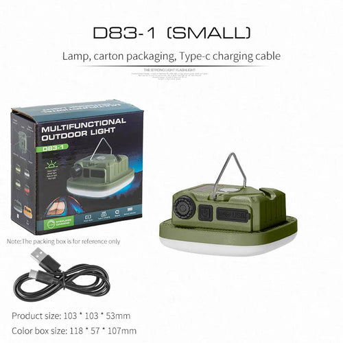 ESMARTER Rechargeable Camping Tent Strong Light with Magnet Portable