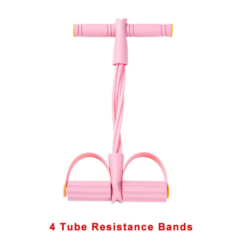 4-Level Resistance Band Tensioner with Non-Slip Handles - Home Fitness
