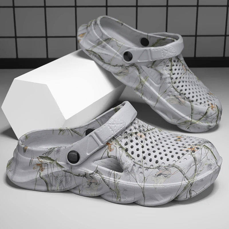 Plus Size 47 Classic Clogs Summer Men's Sandals Outdoor Garden