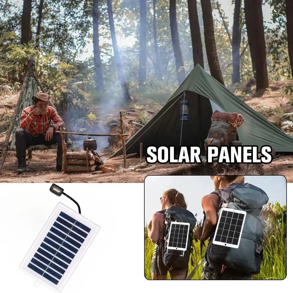 1/2PCS Portable Solar Charger Portable Solar Charger-USB Output for