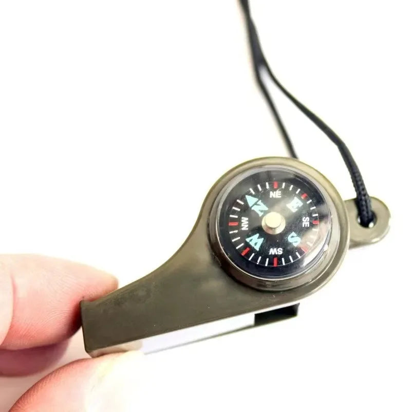3 in 1 Camping Hiking Emergency Survival Whistle with