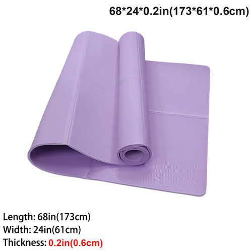 Foldable Yoga Mat Eco Friendly EVA Folding Travel Fitness Exercise Mat