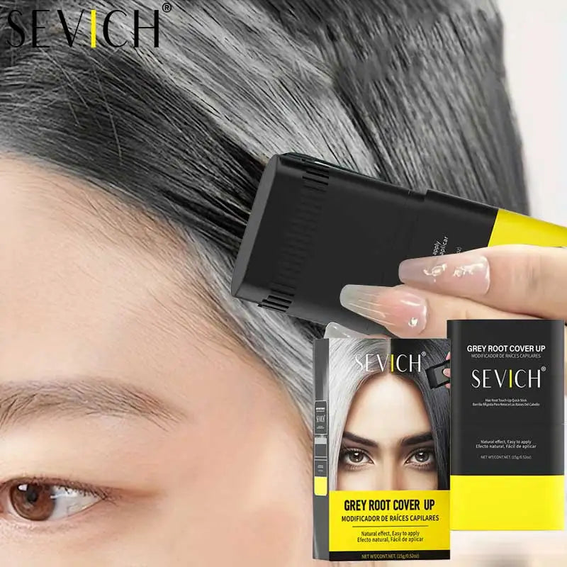 Hair Color Stick For Men & Women Quickly Covers Gray White Hair
