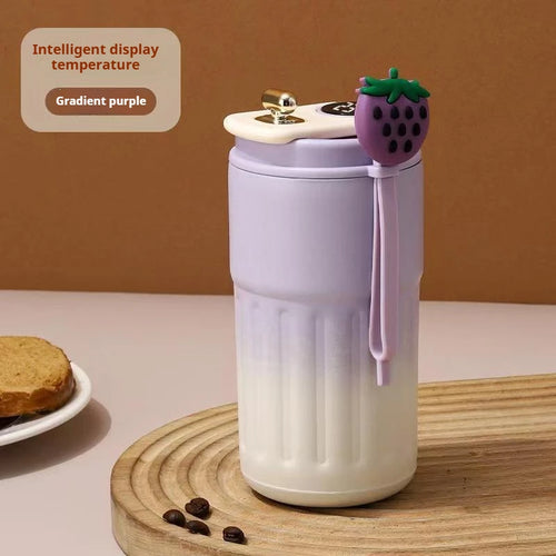 450ML Stainless Steel Thermo Water Bottle LED Temperature Display