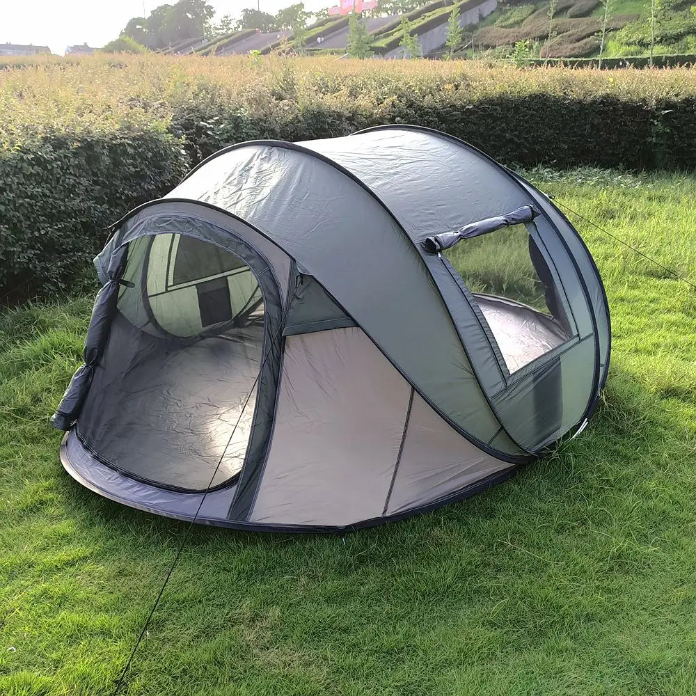 5-8 people quick opening hand throw tent waterproof camping boat tent