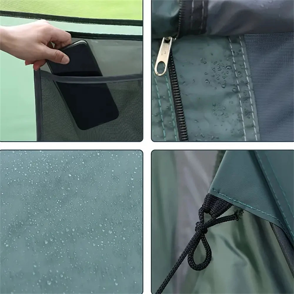 5-8 people quick opening hand throw tent waterproof camping boat tent