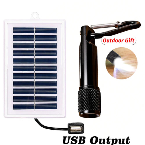1/2PCS Portable Solar Charger Portable Solar Charger-USB Output for