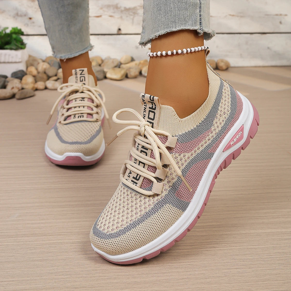 Women's shoes summer 2026 casual sneaker new style two-color single