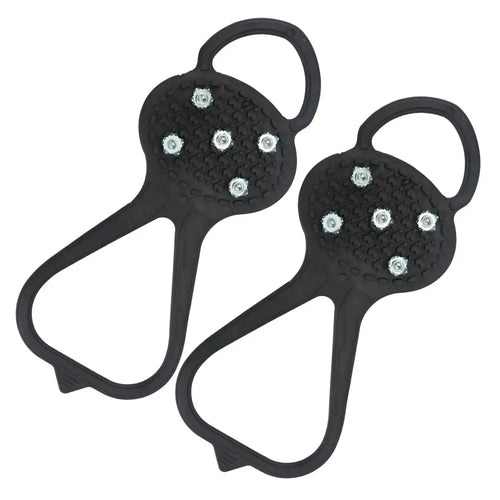 1 Pair 5 Studs Anti-Skid Ice Snow Camping Walking Shoes Winter Safety