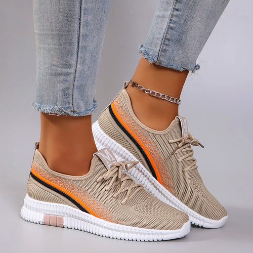 Women's summer breathable mesh flat shoes，women's shoes，casual