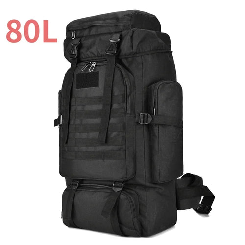 80L/100L  Mountaineering Bag Climb Bag Tactical Backpacks Large