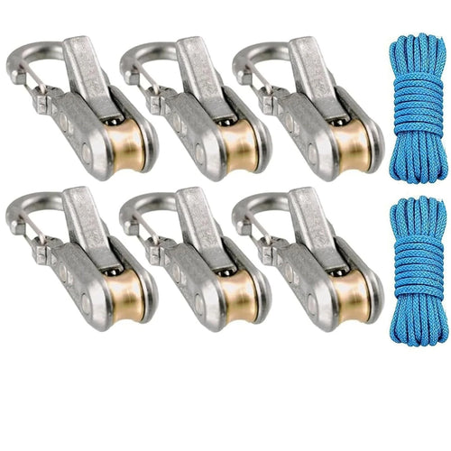 Rope Tightening Tool & Tensioner，Heavy-Duty Retractable Tie Down Rope