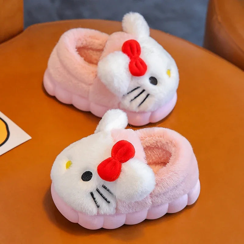 Cute Pikachu Autumn/Winter Cotton Slippers Cover Heel Cute Cartoon
