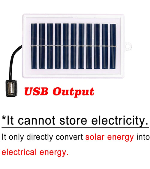 1/2PCS Portable Solar Charger Portable Solar Charger-USB Output for