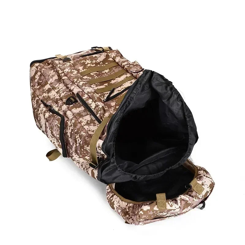 80L/100L  Mountaineering Bag Climb Bag Tactical Backpacks Large