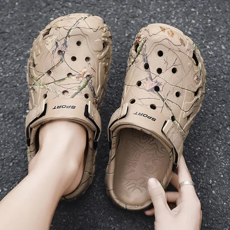 Summer Women's and Men's Clogs Slippers Classic Couple's Garden Shoes