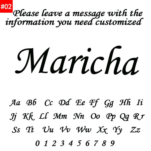 Customized Name Letter Necklace Personalized Stainless Steel Simple