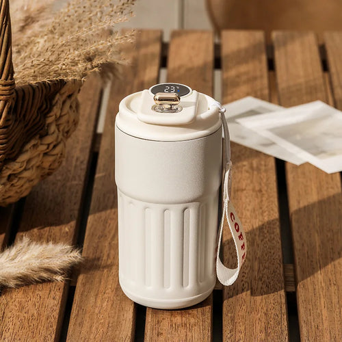 450ML Stainless Steel Thermo Water Bottle LED Temperature Display