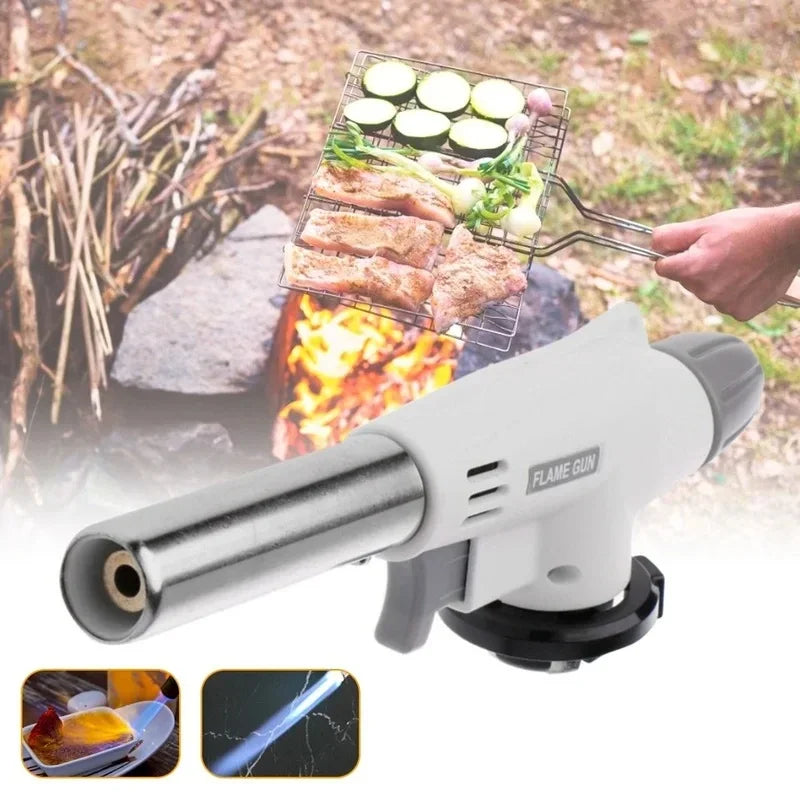 Camping Baking Barbecue Gas Torch Welding Fire Maker Lighter Butane