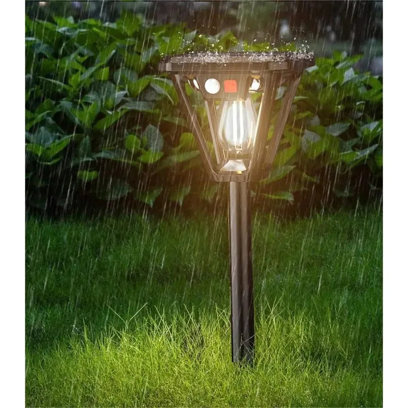 Solar Motion Sensor Light Outdoor LED Waterproof Lawn Street Garden