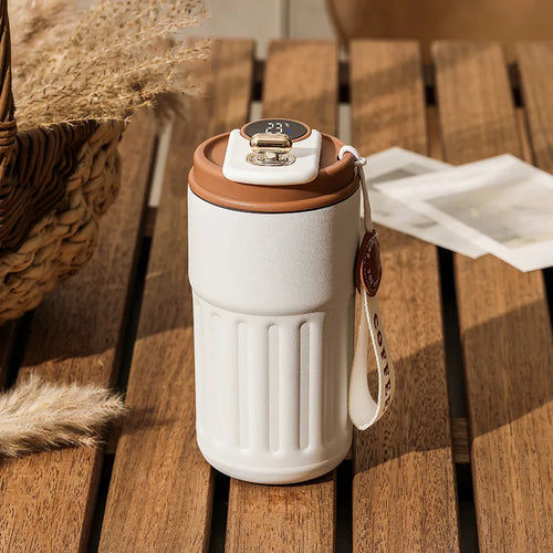 450ML Stainless Steel Thermo Water Bottle LED Temperature Display