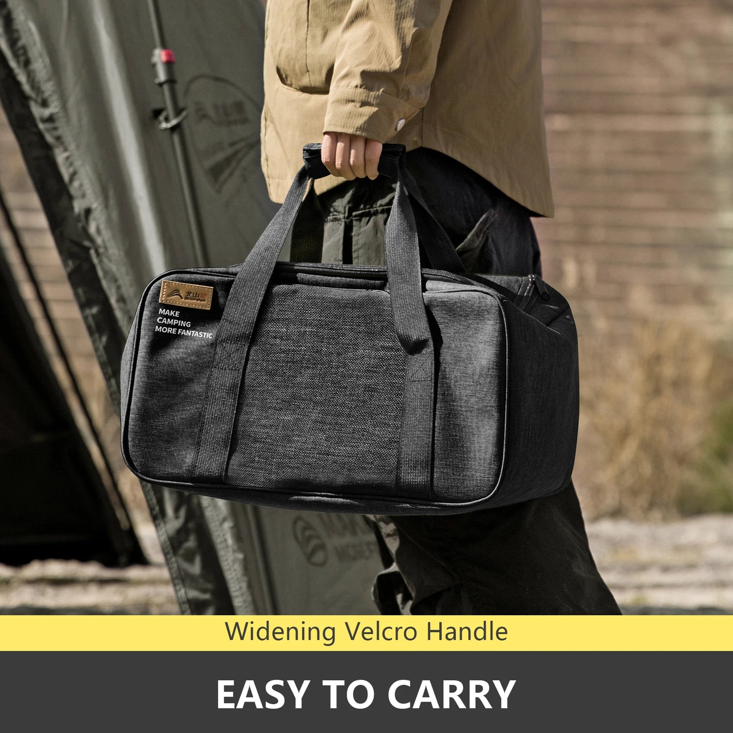 BISINNA Outdoor Camping Bag 26L Folding Gas Tank Storage Bag Picnic