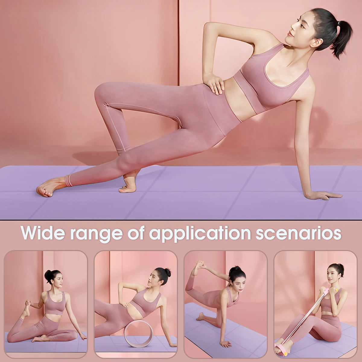 Foldable Yoga Mat Eco Friendly EVA Folding Travel Fitness Exercise Mat