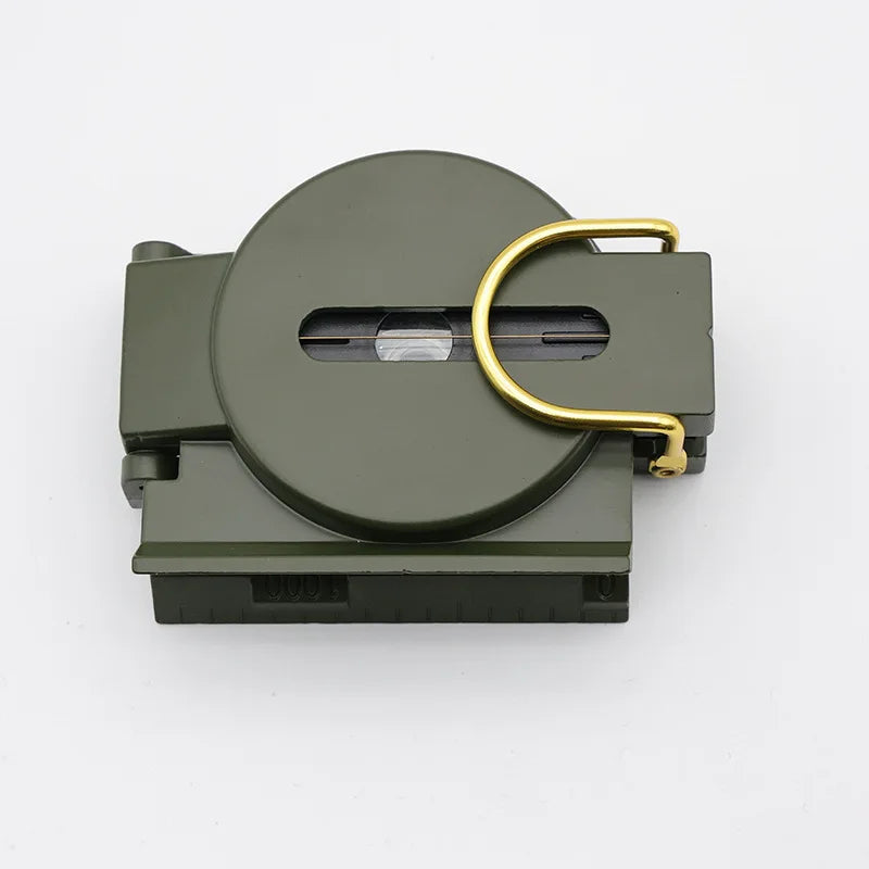 Outdoor Survival Compass Mountaineering Camping Plastic Military Green